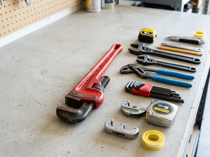 Professional plumbers in Spencerville, OH equipped with top-tier tools for residential and commercial plumbing services.